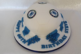 chelsea football birthday cake